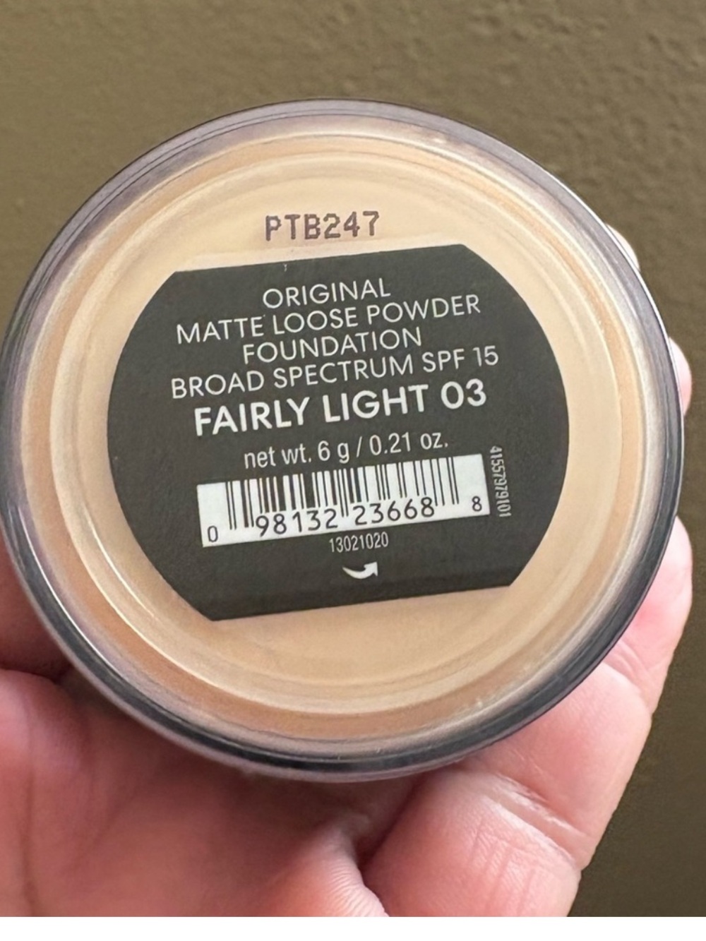 Original Matte Loose Powder Foundation - Fairly Light 03 Brand New Never Used.